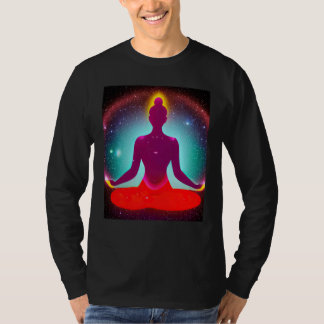 T-shirt Fille de yoga Fille Salutation du soleil Méditatio