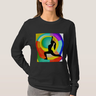 T-shirt Fille de yoga Fleur de lotus Méditation Chakra 