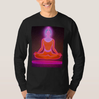 T-shirt Fille de yoga Salutation du soleil féminine Médita