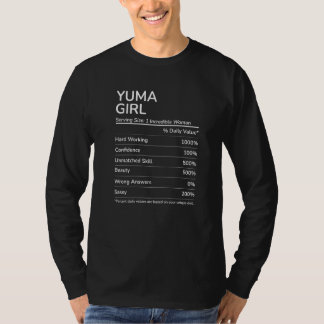 T-shirt Fille de Yuma drôle d'Arizona ville natale Premium