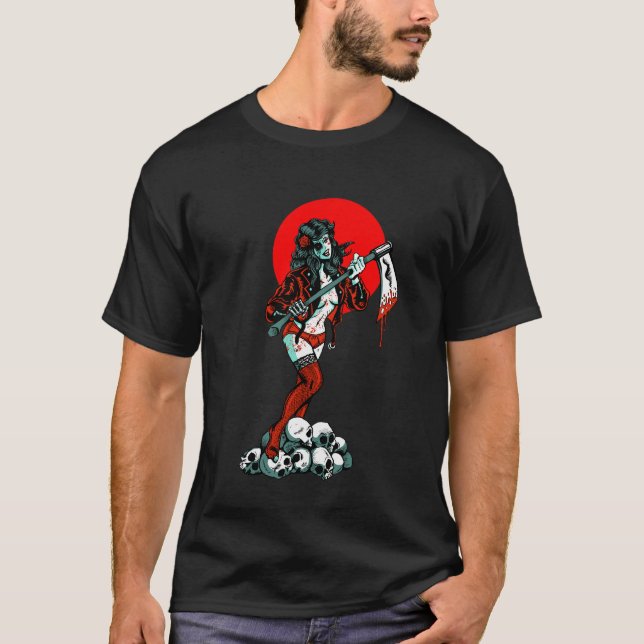 T-shirt Fille de zombi (Devant)
