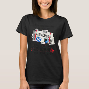 T-shirt Fille d'East Kilbride Carte d'embarquement d'East