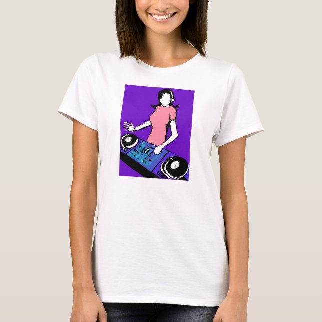 T-shirt Fille DJ (Devant)