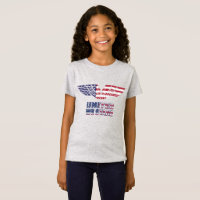 T-shirt fille du 4 juillet