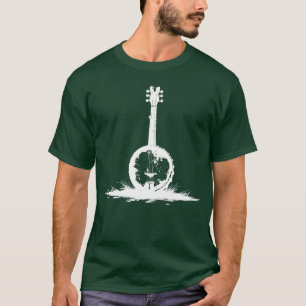 T-shirt Fille du croquis de banjo
