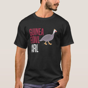 T-shirt Fille du pintade poulet oiseau