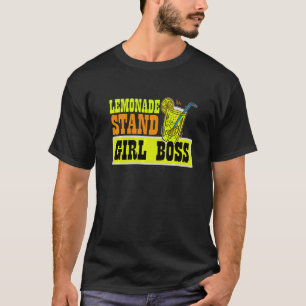 T-shirt Fille du stand de limonade patronne entreprise de 