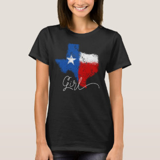T-shirt Fille du Texas - affligée