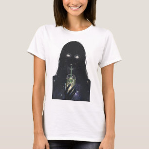 T-shirt Fille du Vide Cosmique Buvant de la Poussière d'Ét