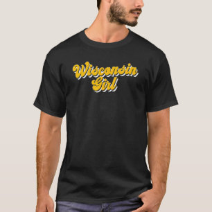 T-shirt Fille du Wisconsin