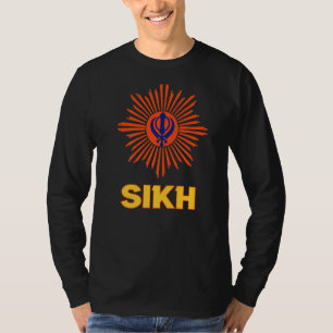 T-shirt Fille D'Un Sikh Fier Punjabi Indiens Khanda Gi