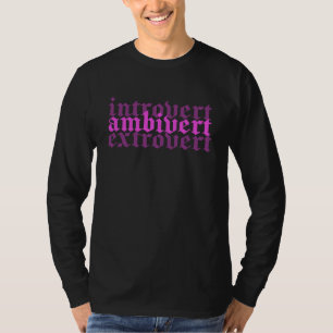 T-shirt Fille E introvertie ambivertie Esthétique Soft Gir