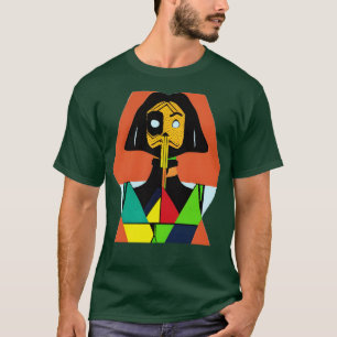 T-shirt fille effrayante