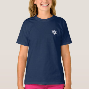 T-shirt fille EJH en bleu