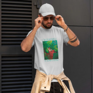 T-shirt Fille En Chambre Avec Plantes