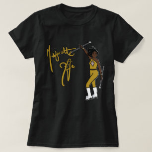 T-shirt fille en diamant or Twirl