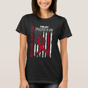 T-shirt Fille En Droit Multiples Sensibilisation Myélome A
