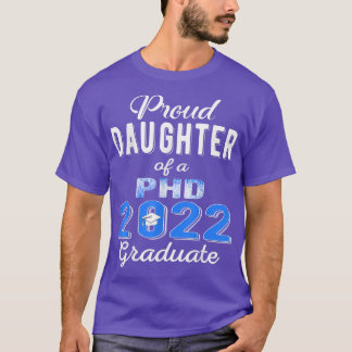 T-shirt Fille fière de la promotion 2022 Docteur diplômée