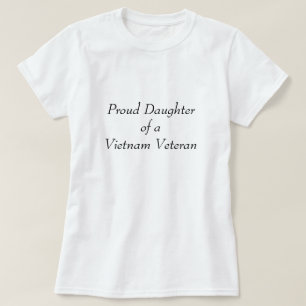 T-shirt Fille fière d'un vétéran du Vietnam