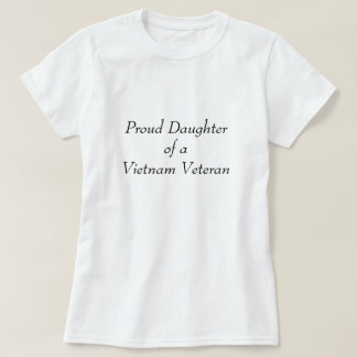 T-shirt Fille fière d'un vétéran du Vietnam