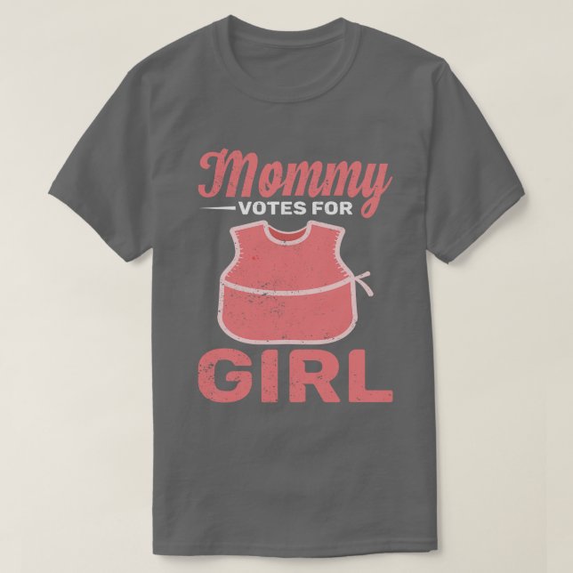 T-shirt Fille Fille Fille Fête de la Révélation de genre F (Design devant)