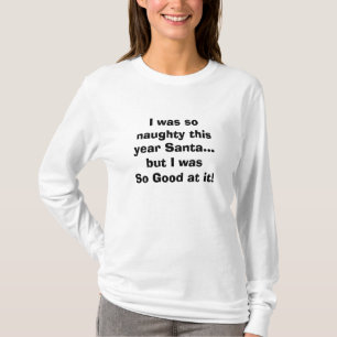 T-SHIRT FILLE/FILLE NAUGHTY MAIS C'ÉTAIT BON L SLEVE SHIR