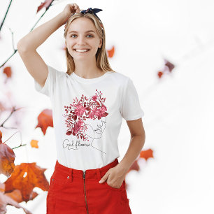 T-shirt Fille Fleur Power Nature Lover Floral