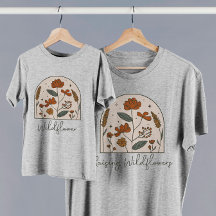 T-shirt fille Fleur sauvage Boho
