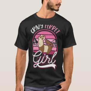 T-shirt Fille Fou Ferret