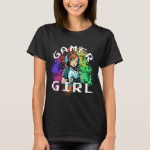 T-shirt fille gamer