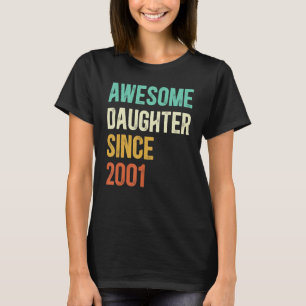 T-shirt Fille géniale depuis 2001