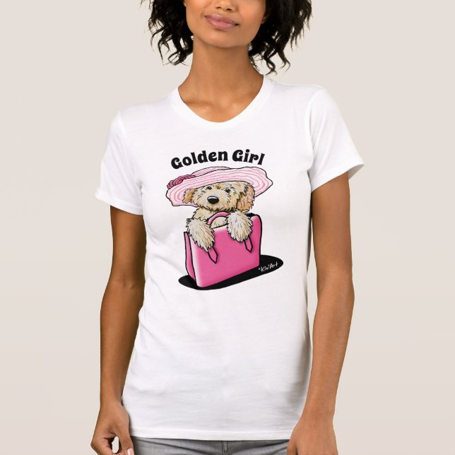 T-shirt fille Goldendoodle (Devant)
