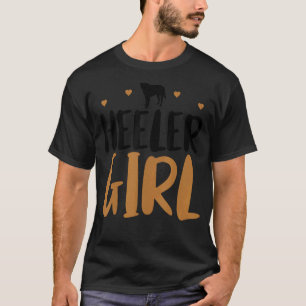 T-shirt Fille Heeler Drôle Propriétaire de chien de bétail