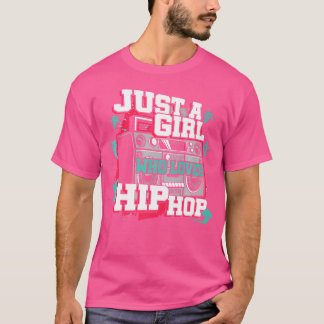 T-shirt Fille Hip hop Musique Danse Hip hop