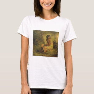 T-shirt Fille indienne, 1793 (huile sur la toile montée