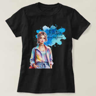 T-shirt Fille Inspirante Graphique