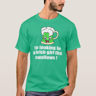 T-shirt Fille irlandaise qui avale