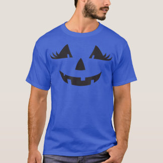 T-shirt Fille JackOLantern TrickOrTreat Avec Cils 