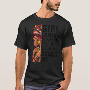 T-shirt Fille Je suis Rue Il Vaut Mieux Regarder Les Deux