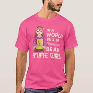 T-shirt Fille Juste Une Fille Qui Aime Anime Et Sketching 