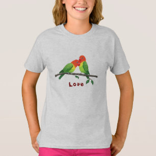 T-shirt fille Lovebirds