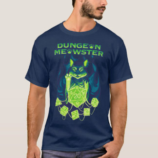 T-shirt Fille Maître Donjon miaou