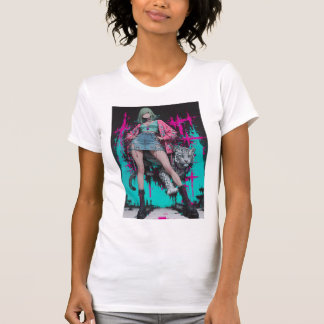 T-shirt Fille Néon Punk