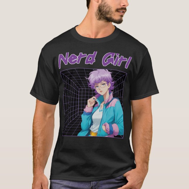 T-shirt Fille nerd  (Devant)