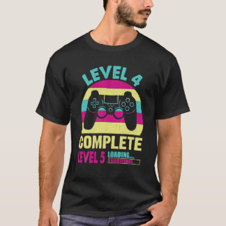 T-shirt Fille niveau 4 Complet drôle 4ème