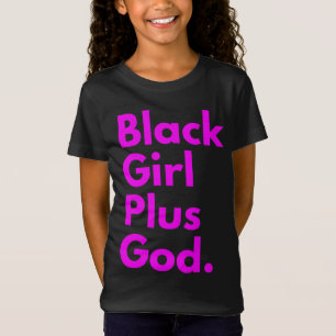 T-Shirt FILLE NOIRE PLUS DIEU