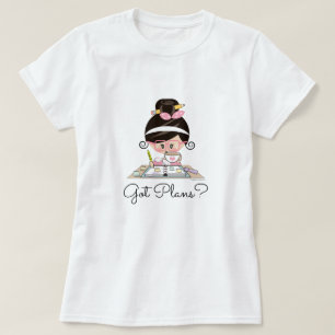 T-shirt Fille obtenue de planificateur de plans peau de