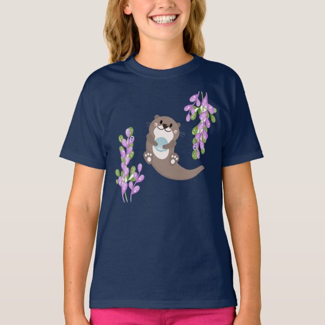 T-shirt fille Otter (Devant)