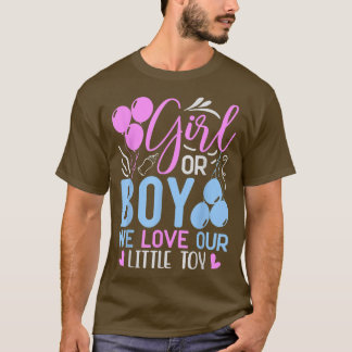 T-shirt Fille Ou Garçon Nous Aimons Notre Petit Jouet Drôl