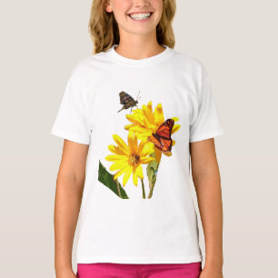 T-shirt Fille papillon